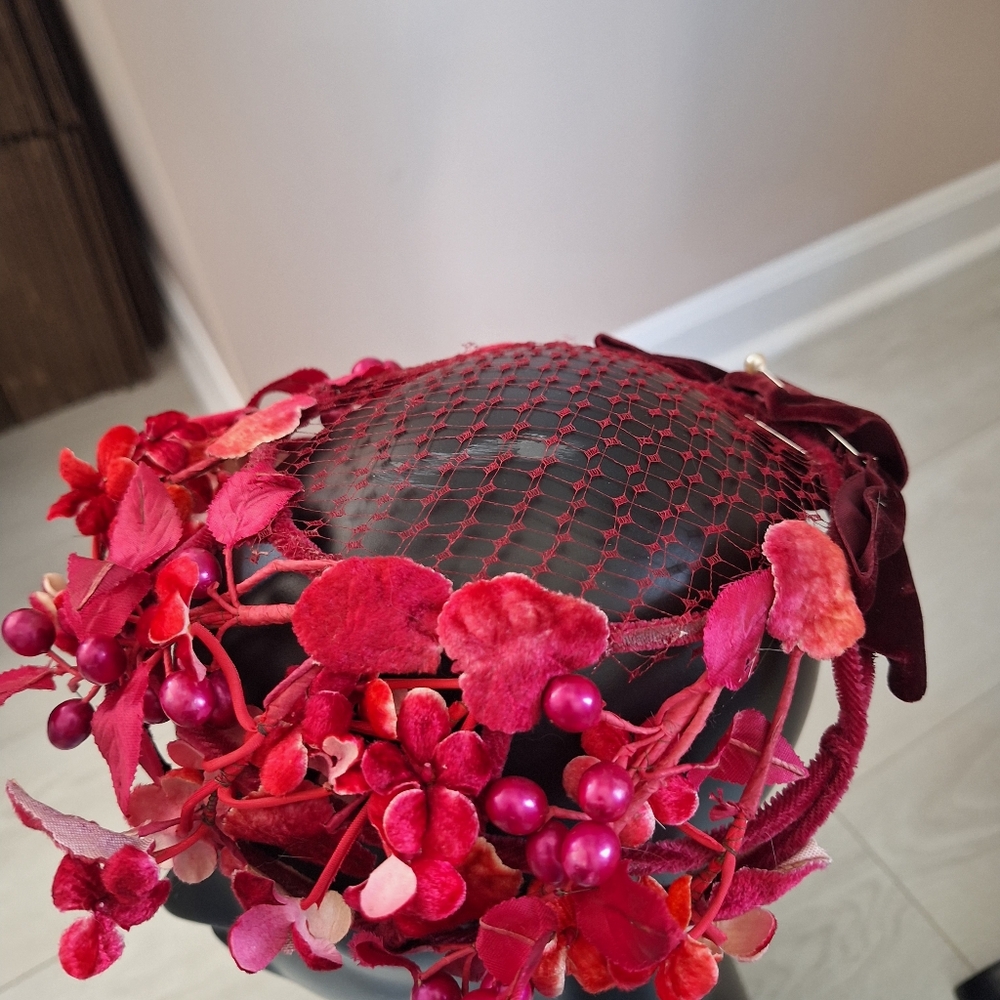 Vintage 50s Hats Lot Of 3 - Picture 15 of 16